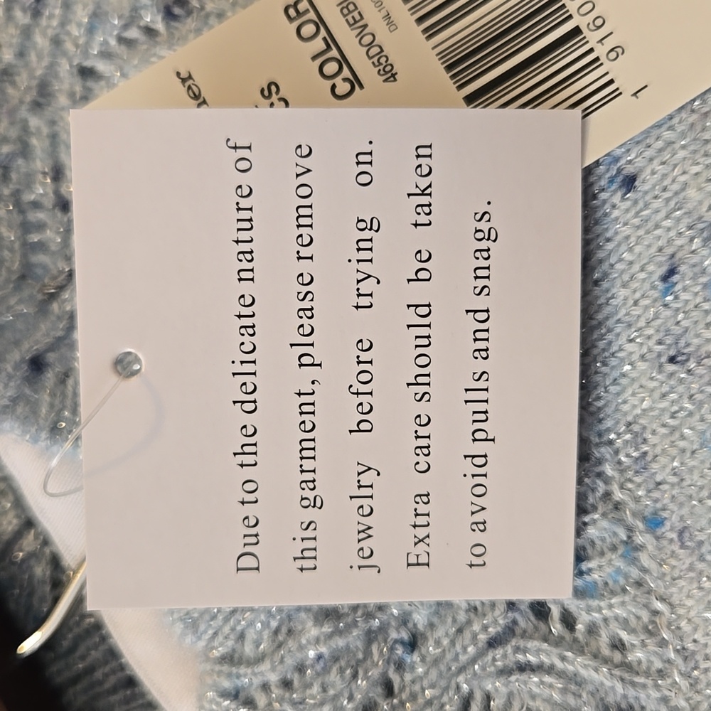 Alfred Dunner Blue Speckled Sweater XL - Picture 7 of 7